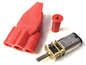 n20 motor lego-adapter Bau-Spielzeug 3d print model - Mito3D