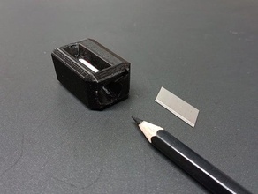 Bleistiftspitzer bleistift spitzer office 3d print model - Mito3D