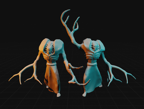 évolué 40k le mdn miniature mutant muté psychique des vrilles tentacule tentacules chose warhammer 3d print model - Mito3D