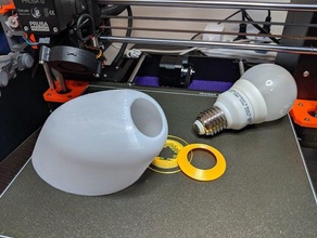 einfache Lampe Schatten office 3d print model - Mito3D