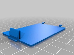 hampton bay fan uzaktan Pil kapağı v2 tavan0 yedek parça özelleştirilmiş 3d print model - Mito3D