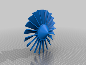 ventilador de cono diámetro 6 mm agujero la oficina 3d print model - Mito3D