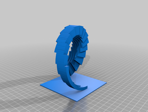 spiral sculptures 3d print model - Mito3D