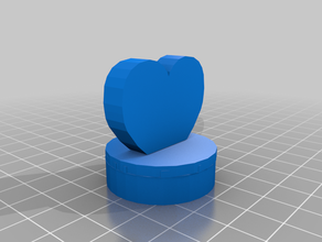 cap-opener heart-type kitchen & dining 3d print model - Mito3D