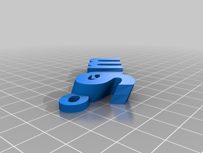 sam Schlüsselanhänger kundengebundene 3d print model - Mito3D