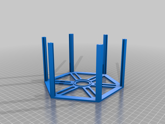 hexágono lâmpada os acessórios 3D print model - Mito3D