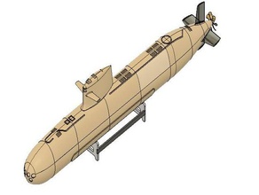 1 120 s-80 rc submarine r c vehicles 3d print model - Mito3D