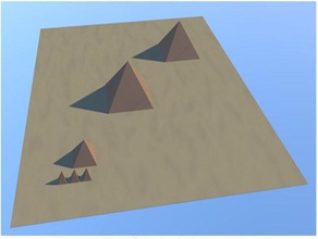 e3d+vet exercise pyramids learning pyramid giza 3d print model - Mito3D