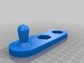my customized handle kurt-type mill vise machine tools 3d print model - Mito3D