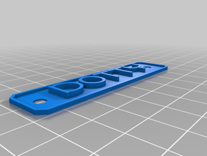 dotty segni e loghi su misura 3d print model - Mito3D