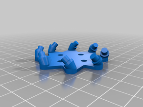 mecanum wheel smaller version robotics 3d printer printing game gear gearbox mechanical motor robot simple small 3d print model - Mito3D