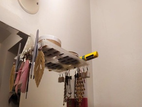 mirror shelf bathroom - tag re pour miroir accessories bracket mount 3d print model - Mito3D