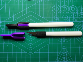 hobi bıçağı kap el aletleri diy dahil olmak üzere bıçak 3d print model - Mito3D