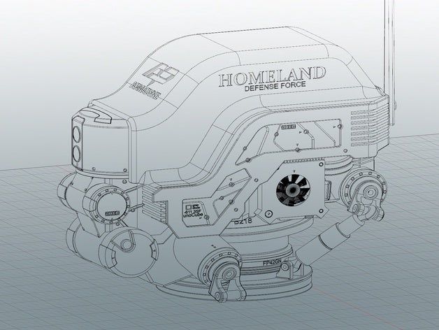 carlz armadyme Roboter elysium Film Requisiten android carl74 cyborgs sind Verteidigung droid Kraft voller Größe Halter Heimat Leben Film-requisite prop in der Robotik sci fi sci-fi tlrcarl weta workshop 3D print model - Mito3D