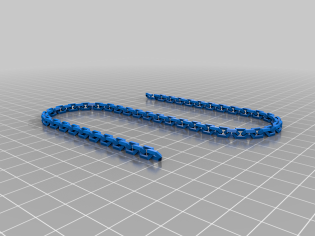 necklace chain jewelry wearable 3D print model - Mito3D