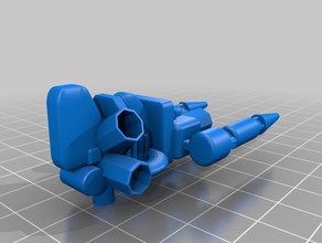 potp grimlock blaster Spielzeug & game Zubehör 3d print model - Mito3D