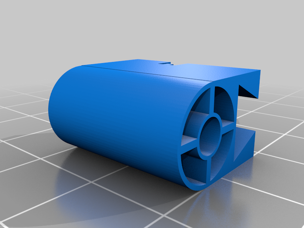 edf test frame impeller 4mm diameter motor r c vehicles 3D print model - Mito3D