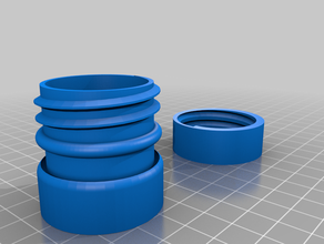 29mm motor cap containers customized 3d print model - Mito3D
