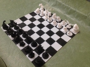 pokemon des pièces d'échecs de tous unique les échecs pièce 3d print model - Mito3D