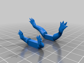 clamping flexible alligator animals 3d print model - Mito3D