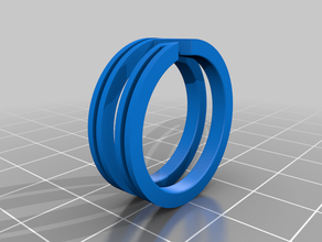modern ring accessories 3d print model - Mito3D