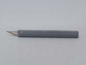 robust scalpell blade holder m3 drill dremel required household exacto knife scalpelbladeholder scalpellblade 3d print model - Mito3D