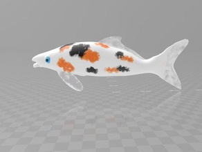 coy peces colorprintable las mascotas 3d print model - Mito3D