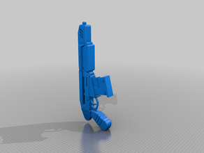 cyberpunk 2077 militech crusher gun Requisiten 3d print model - Mito3D