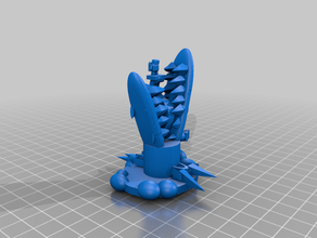 jammer jaw sculptures art astronaut crocodile sculpture toy 3d print model - Mito3D