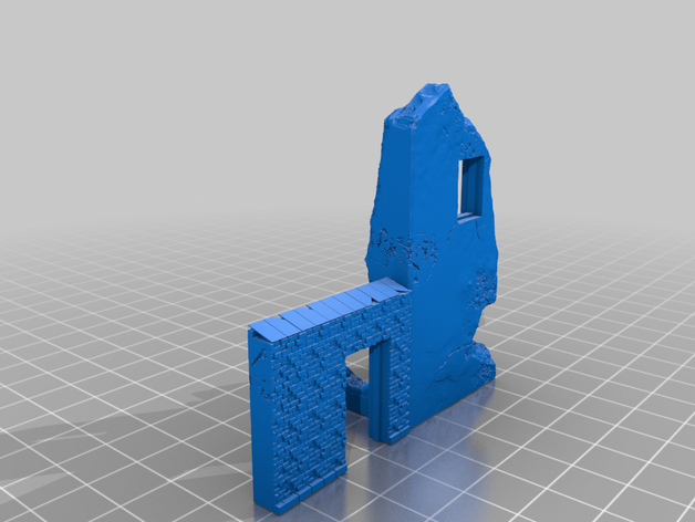 destroyed house 3d printing 3D print model - Mito3D