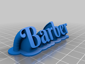 barbiere office su misura 3d print model - Mito3D