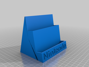 nes-game cartridge-display steht video-Spiele Patrone display Spiel nes nintendo 3d print model - Mito3D