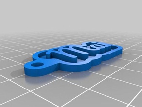 mai adı Anahtarlık özelleştirilmiş 3d print model - Mito3D