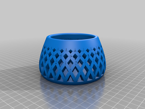 tea light bowl art 3d print model - Mito3D
