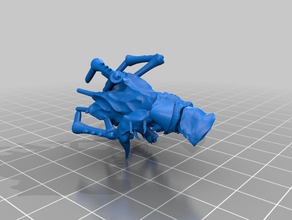 gloomhaven harrower infester remix jogos dnd miniatura 3d print model - Mito3D