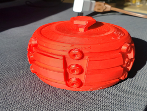 bóveda de un banco caja juguetes mecánicos cuadro juguete mecánico la 3d print model - Mito3D