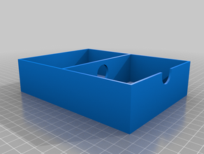 ikea moppe organizer inserts - 3-size drawer version organization drawers 3d print model - Mito3D