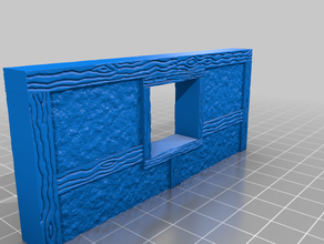 towne walls windows buildings & structures d&d tiles dungeon openforge 20 openforge2 3d print model - Mito3D