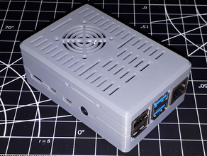 jal - raspberry pi 4b caso 2020 monte 30mm fan elettronica di 4 rpi4 3d print model - Mito3D