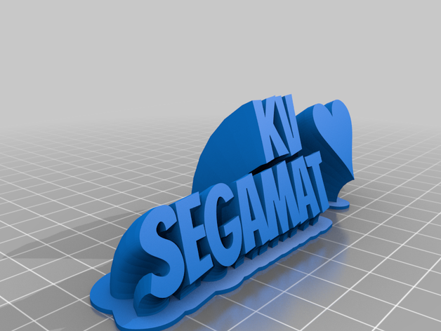 kv segamat office su misura 3D print model - Mito3D