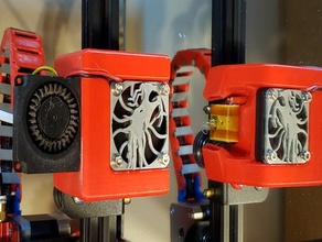 ender dragon griglia di ventilazione 40mm, 60mm Stampante 3d accessori Ventola da 40mm grill fan ventola raffreddamento 3 coperchio della protezione 3d print model - Mito3D