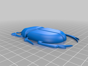 scarabeus decor 3d print model - Mito3D
