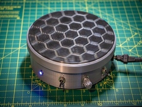 mesa giratória gadgets arduino dias exibição alimentado 3d print model - Mito3D