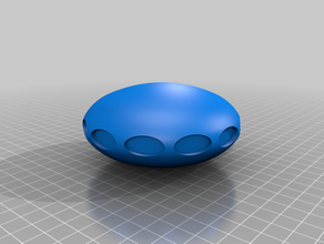 futuro house keychain buildings & structures 3d print model - Mito3D