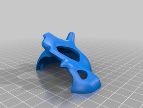 split cubone crâne L'impression 3d le 3d print model - Mito3D