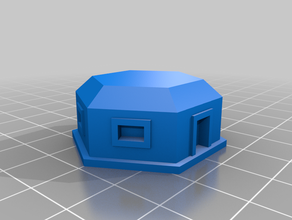 bunker özelleştirilebilir oyuncak & oyun aksesuarları 1 285 300 6 mm battletech bina mapscale sahne arazi wargame 3d print model - Mito3D