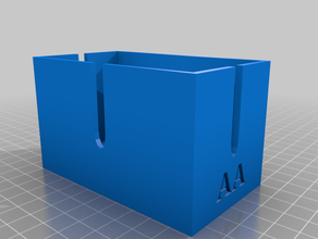 porta pil aa 3d baskı 3d print model - Mito3D