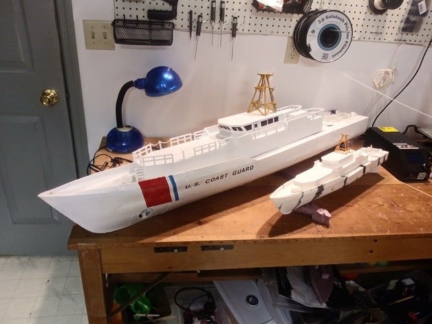 sentinel classe di risposta veloce cutter r c i veicoli la barca guardia costiera rc nave us uscg 3D print model - Mito3D