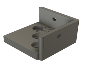 hjv ikea lack feet bracket set organization 3d printer enclosure cabinet ikeahack 3d print model - Mito3D