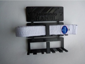 taekwondo cinto gancho de cabeçalho mistura esporte & ao ar livre 3d print model - Mito3D
